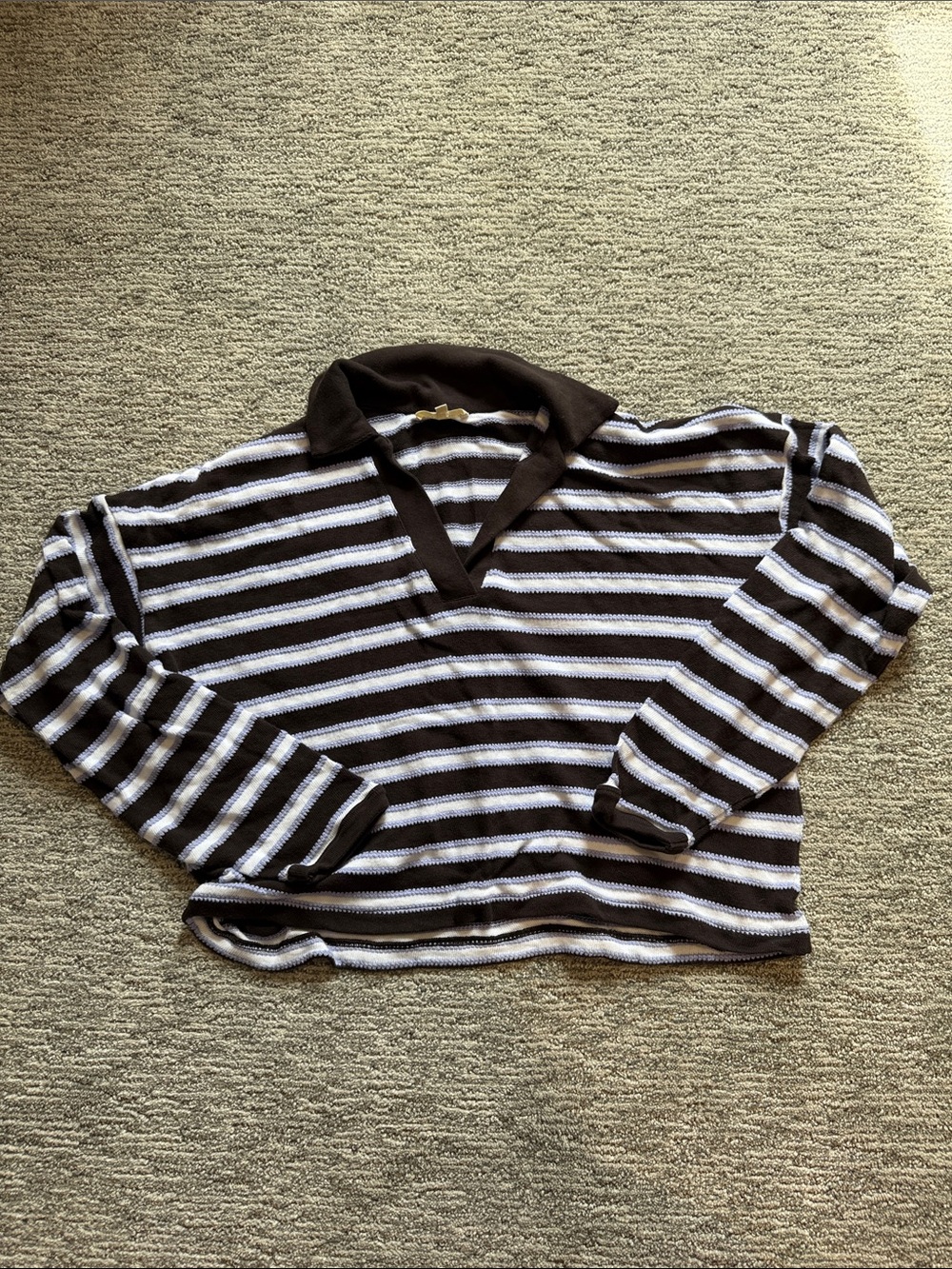 Madewell Long Sleeve Polo Sweater